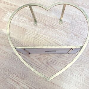 SOLD - Homesense - Gold Heart Shaped Wall Shelf